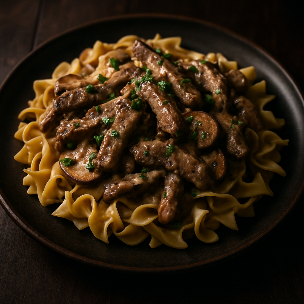 Beef Stroganoff