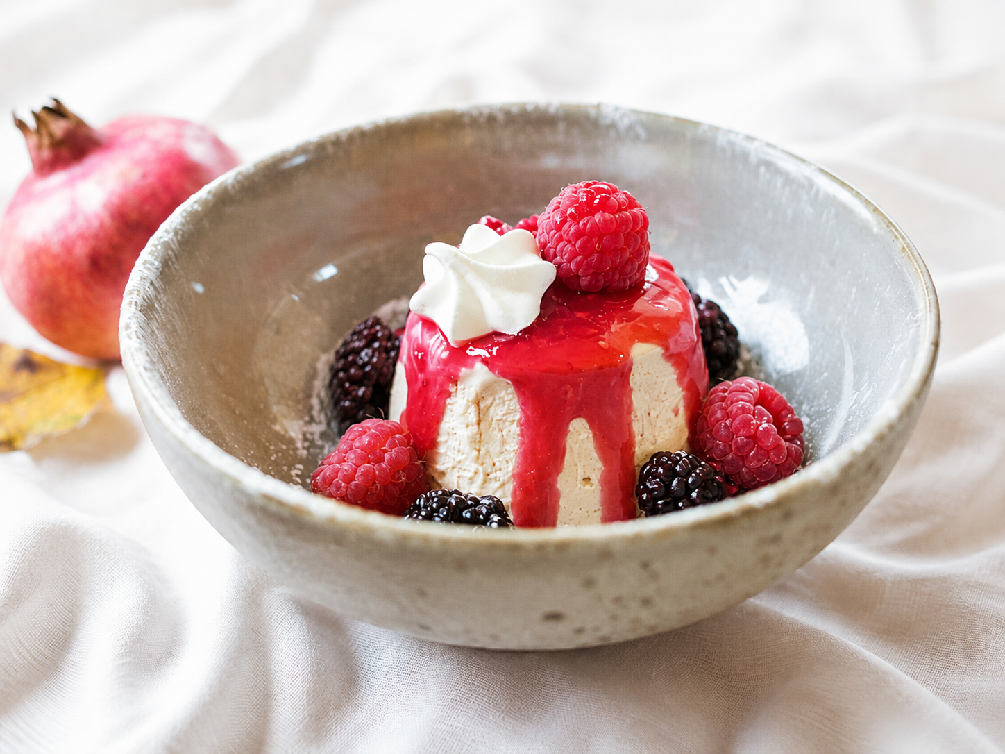 Panna cotta ai frutti di bosco