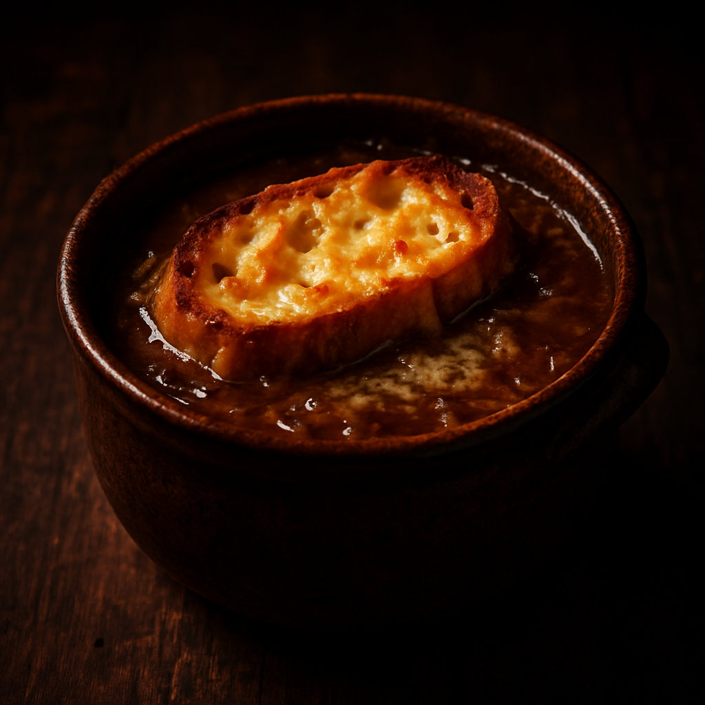 Soupe à l'Oignon Gratinée